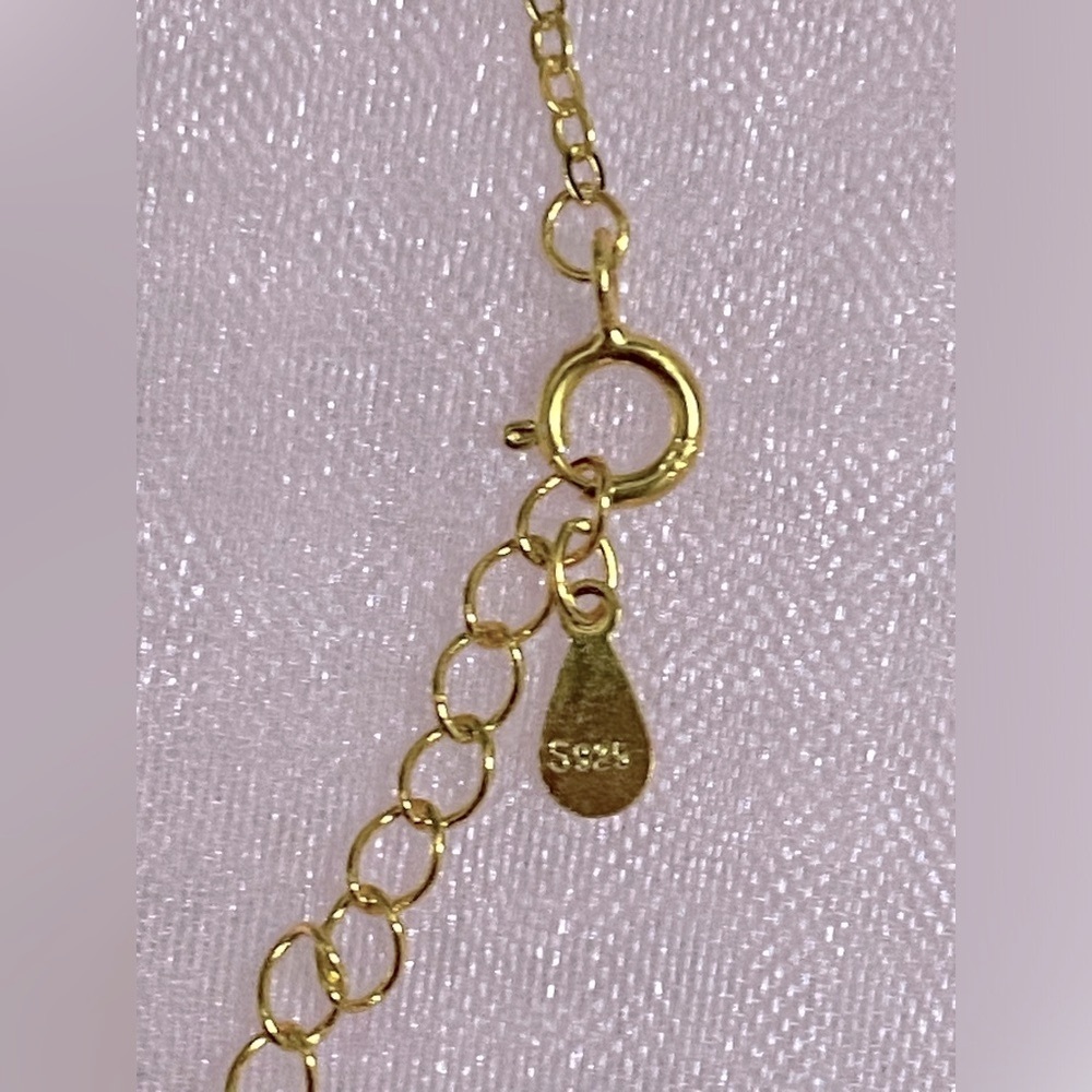 925 Sterling Silver Heart Rose Butterfly Pendant Necklace with Crystal Accents - Picture 11 of 15